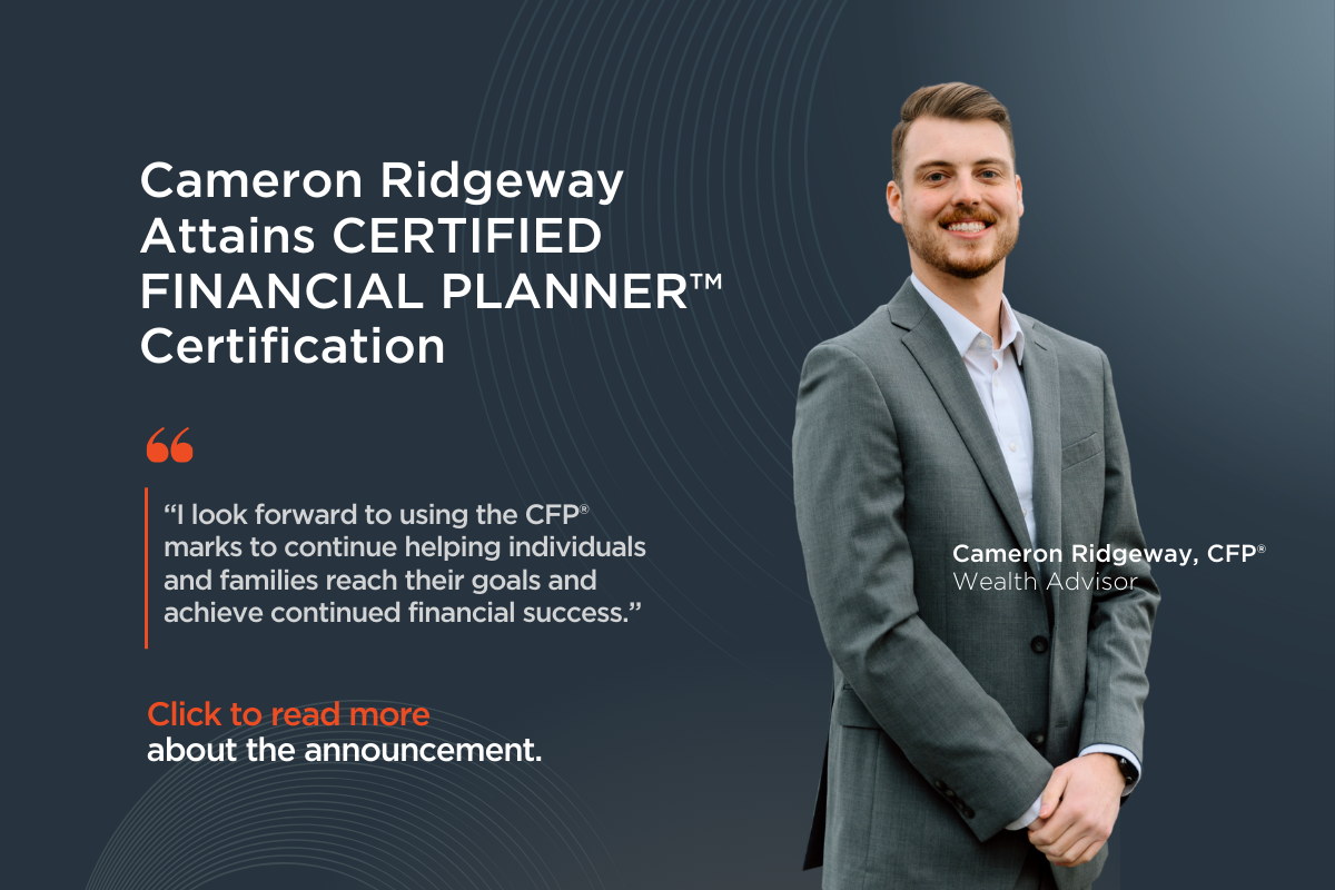 Cameron Ridgeway CFP Announcement Cameron Ridgeway CFP Announcement