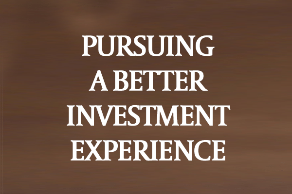"Pursuing a better investment experience" - Petersen Hastings