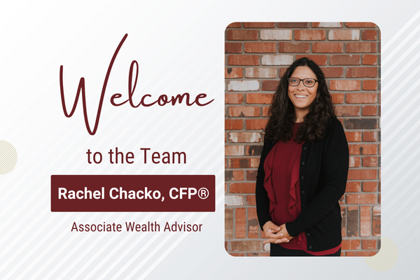 Welcome Rachel Chacko to the Team