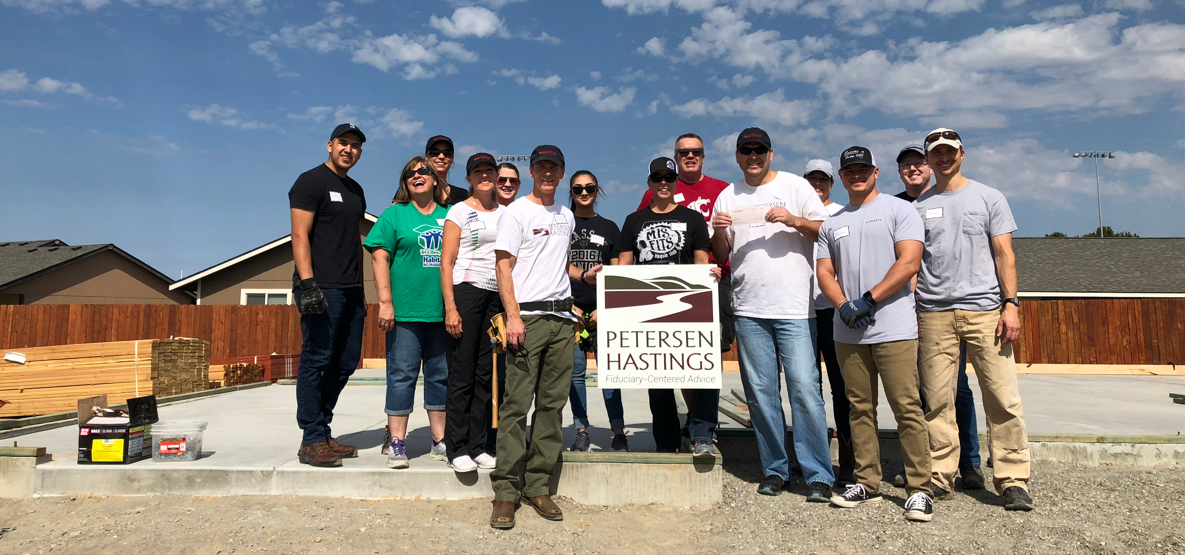 Habitat for Humanity Team Photo Habitat for humanity - Petersen Hastings