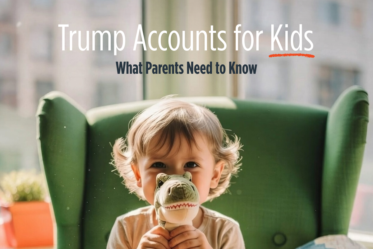 Child sitting on chair with stuffed animal looking at camera