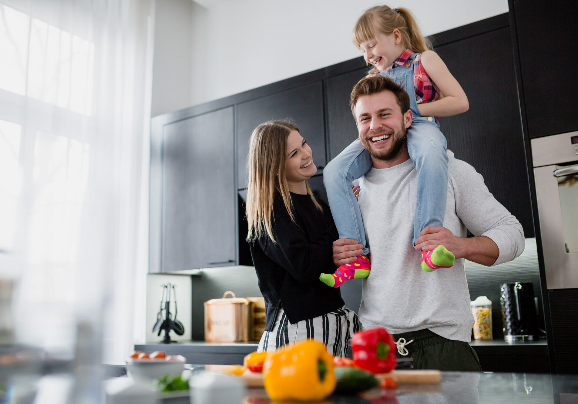 Family in Kitchen Family in Kitchen